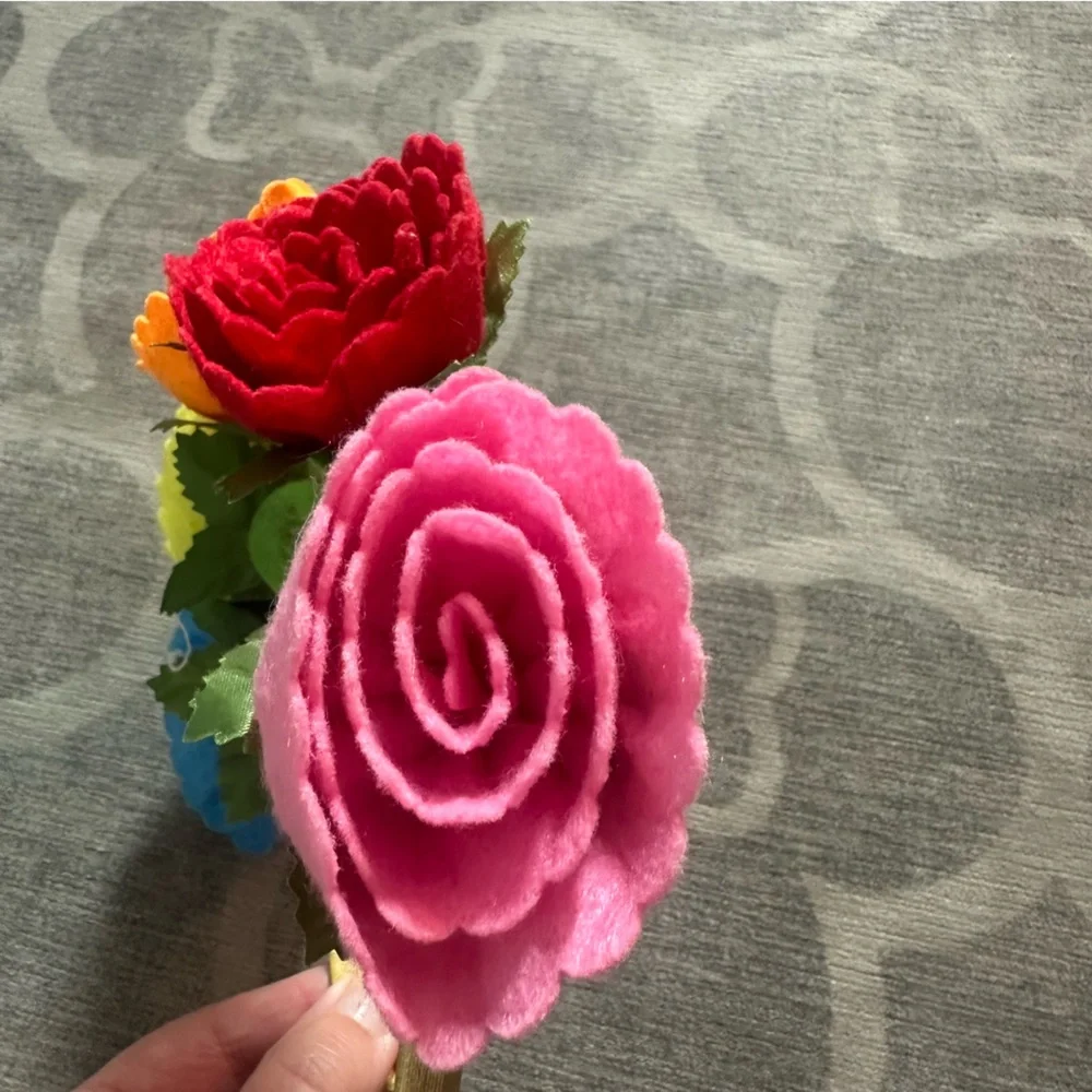 Floral Kids Headband colorful rainbow